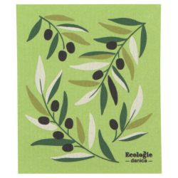 Swedish Compostable Cloth 'Olives' Swedish Compostable Cloth 'Olives'